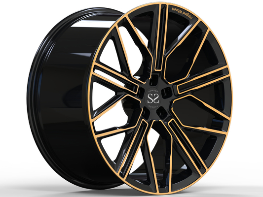 Czarny brązowy monoblok Forged Rims dla BMW X5 Custom 1 Piece Wheels