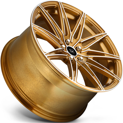 Złoty 1-PC 18 19 Inch Forged Alloy Custom Rims For Maserati Wheels