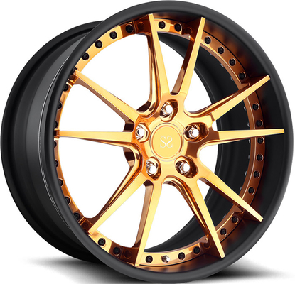 17 18 19 Inch 3PC Forged Aluminium Alloy Luxury Wheels For Aventado Huracan Rims