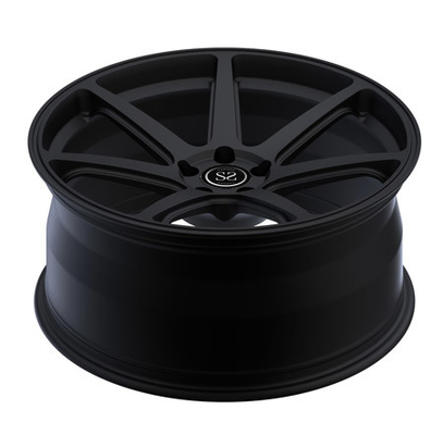 Monoblock Forged Staggered 21X9.5 21x10 Rims for Porsche Macan Satin Black 1 Piece Wheels