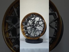 Polerowana beczka 2 sztuk koła sztuczne Diski szczotkowane 21 22 23 cali stop aluminium