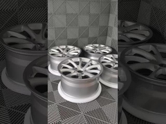 Świecące srebrne, specjalnie wykonane 1 PC, wykute obręcze dla Porsche 991.996