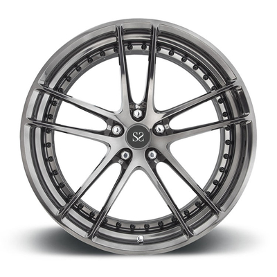 21 cali Hyper Silver 1PC Forged Car Alloy Rims For Tesla Wheels Custom Luxury Rims