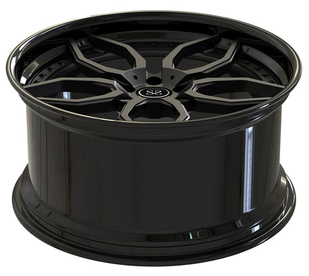 23x11 Niestandardowe 2-PC Forged Rims Gloss Black 5x130 Dla Porsche Cayenne 2020
