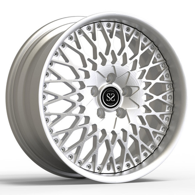 18X8 Aluminiowe 2-częściowe kute felgi Metalowe wykończenie do felg samochodowych Volkswagen Caddy