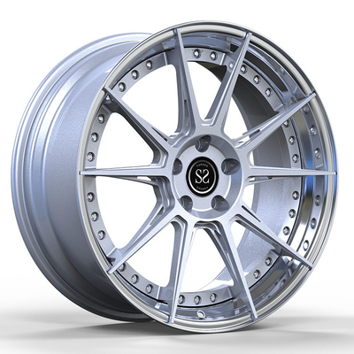 21 22-calowe kute felgi ze stopu aluminium 2-PC Matt Silver dla Alfa Romeo Giulia