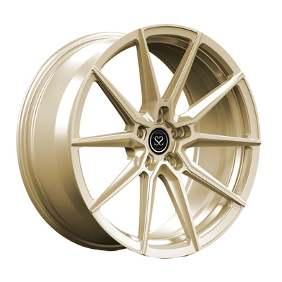 Monoblok 1 PC Kute felgi 20 cali 20x10,5 szczotkowane złoto do BMW M5 Luxury