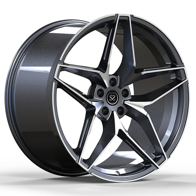 Niestandardowe kute 1-częściowe felgi ze stopu aluminium 5x110 21 cali do ALFA Gloss Gun Metal