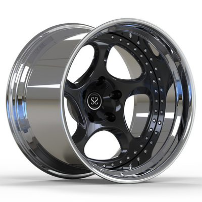 Lip Polished 2 PC Kute felgi Negative 19X12j Porsche Gt4 Felgi