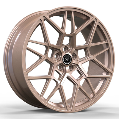 23 cale 23x10 wklęsłe monoblok 1 sztuka felgi koła różowe złoto kute Ranger Rover Svr