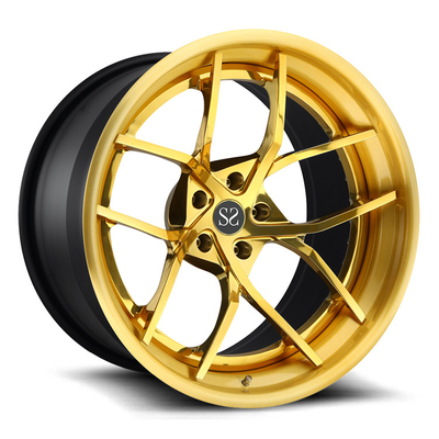 Rozłożone 19x10 19x12 Polskie kute felgi do felg aluminiowych Ford Mustang / Yellow Alloy 19
