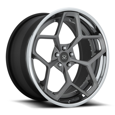 21 Czarny błyszczący 2 szt. Kute felgi Dostosowane aluminiowe Audi Q7 / 22 cale
