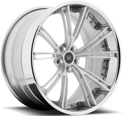 20x9 20x10,5 2PC Kute felgi ze stopu aluminium Koła Custom Chrome 5x120 Tesla Model