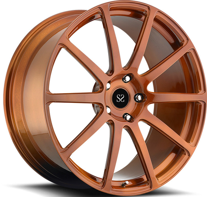 Brązowe dostosowane 1-częściowe kute felgi aluminiowe 22X9,5 i 22X10,5 dla Chevroleta Camaro