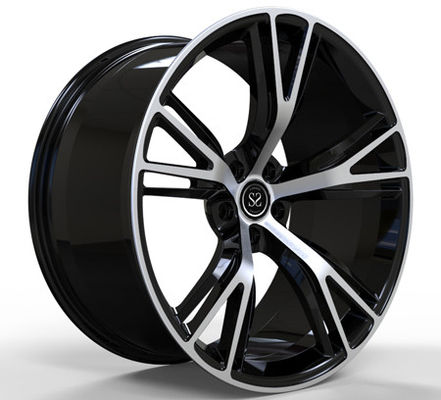 Monoblokowe 1-częściowe koła do F06 BMW M6 Gran Coupe 22-calowe rozłożone błyszczące felgi