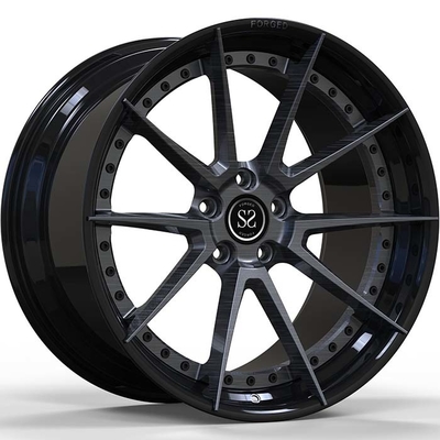 Srebrne niestandardowe 2-częściowe kute felgi 8Jx20 ET269Jx20 ET41 do BMW 840 M850