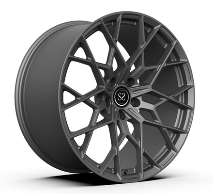 Monoblokowe kute matowe czarne felgi 22 cale 22x10,5 22x11,5 Naprzemienne koła Porsche Cayenne