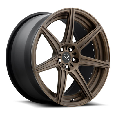 Aluminiowy stop 2 sztuk Forgowane koła z brązu dla Audi Rs6 Rs7 Rims21 22 Inch 5x112