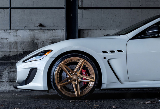 Złoty 1-PC 18 19 Inch Forged Alloy Custom Rims For Maserati Wheels