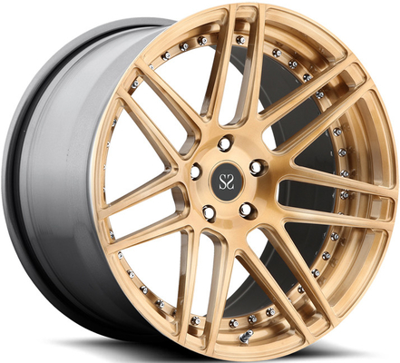 19 20 21 22 Inch 2PC Forged Alloy Custom Rims Durable For Audi A6l Wheels