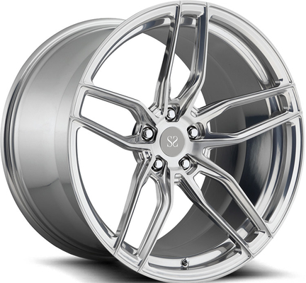 Dla Audi A6L 5x112 Srebro maszyny twarzy 18 19 20 21 22 cali 1-PC Forged Alloy Custom Koła