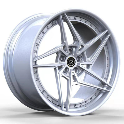 Niestandardowe 21x9 Srebrne 2 PC Forgowane aluminiowe opony do Audi Q7