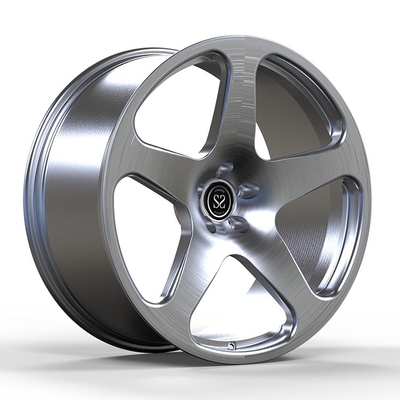 BMW Z4 ROK 2011 5-Spokes Custom 1-PC Rims Brushed Face 20x9 i 20x10
