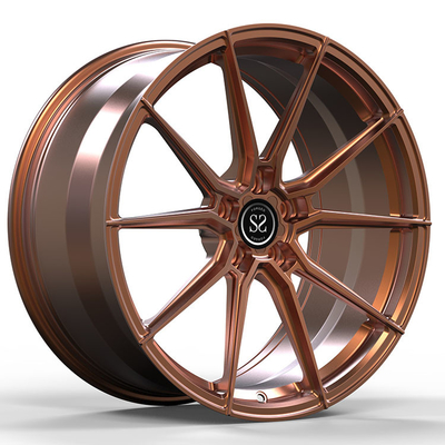 Porsche Macan Gloss Bronze 22x10 i 10,5 Custom 1-PC Forged Rims