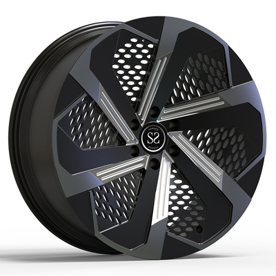 Cadillac Escalade 2016 22x9.5 1 Piece Forged Wheels Gloss Czarne Spoke