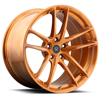 18 cali 1 kawałek Forged Aluminium Alloy For RS3 Wheels Orange Custom Luxury Rims