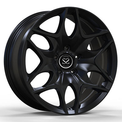 VW ID Buzz Custom Forged 2-PC Rims 22x9.0 i 22x10.5 Satyn Czarny