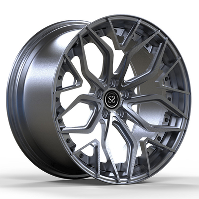 Satynowy pistolet metalowy 18x9.5 i 18x10.5 na zamówienie Forged 2-PC Rims For 2010 E92 M3