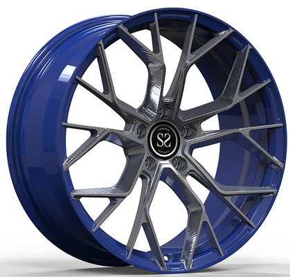 Chevy Corvette C5 Staggered 19 i 20 wieloramienne błyszczące czarne 1-PC kute felgi aluminiowe 5x120,65