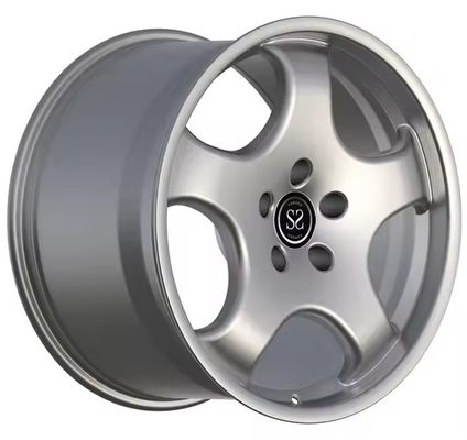 Przednie 8,5Jx19 ET50 tylne 11,5Jx19 ET76 Koła dla Porsche 991 Gloss Silver Forged 1-PC Rims