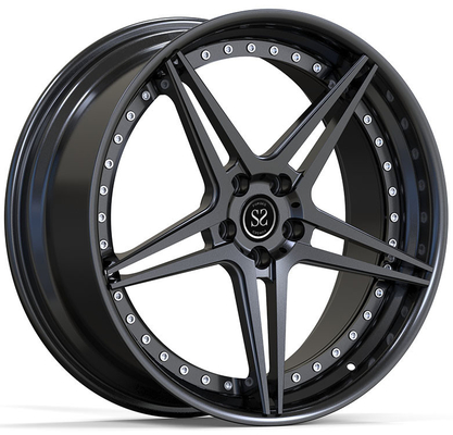 22x10.5ET20/5x112/66.5 Satynowe czarne opony specjalne dla Audi RS6 4G 2016