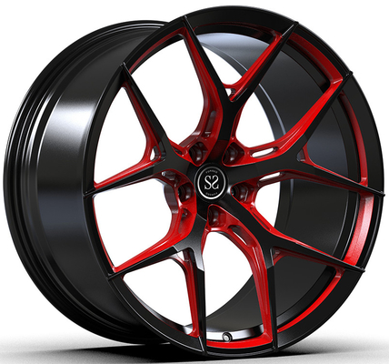 Niestandardowe, kute, czarne, błyszczące felgi monoblokowe Alfa Romeo Giulia 20x9,5 20x11 5x110 Wzór śrub