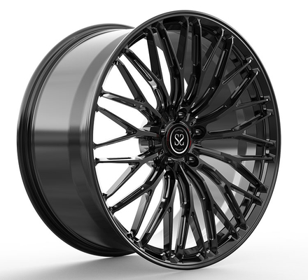 21x9.5 i 21x10.5 Gloss Black 1 Piece Forged Wheels dla BMW X5 2019