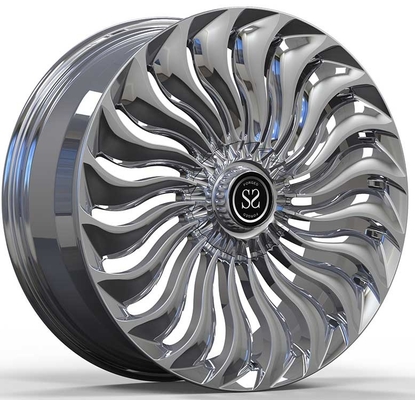 S500 W222 Chromowane Koła Kute Custom 1PC 20x8.5J