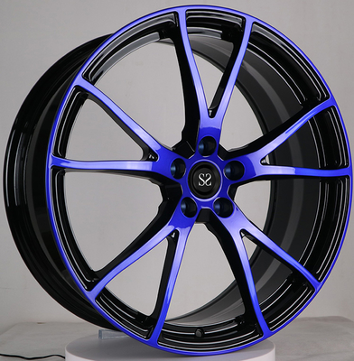 Tesla Model 3 Goss Czarno-niebieska twarz 20x9.0 i 20x10 1-PC Forged Rims
