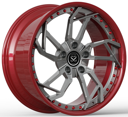 20x9.5 i 21x12 Niestandardowe, kute felgi 2-częściowe do Porsche Carrera 992