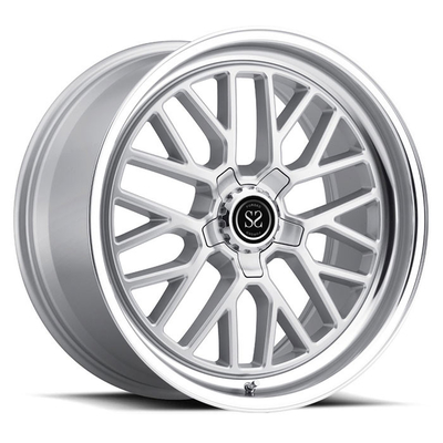 1-częściowe kute koło ze stopu aluminium srebrnego przez jwl standard dla samochodu