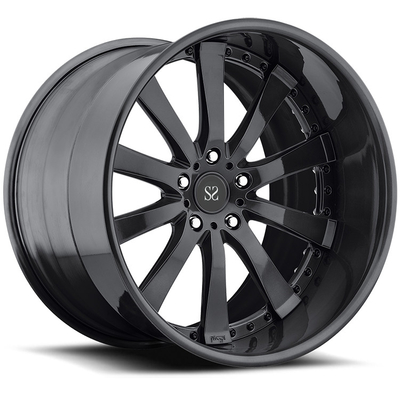 Gloss Black Dostosowane aluminiowe felgi 22 Do 2-częściowych kutych felg Land Rover 5x120 5x108