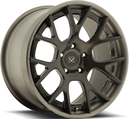 20-calowe felgi błyszczące czarne Dostosowane 2-PC kute felgi aluminiowe z 5x120 dla felg aluminiowych BMW M4 / SAE J2530