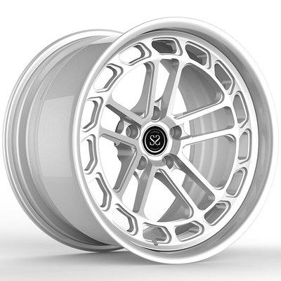 22x10.5 2-PC Forged Rims Custom Silver dla Audi RS6