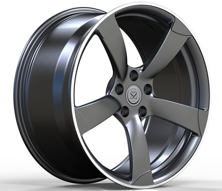 Rozmiar schodkowy 20-calowy Gun Metal Rs5 S5 Niestandardowe felgi monoblokowe