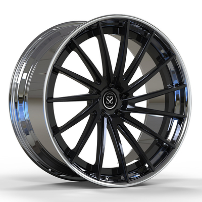 Audi Rs6 5 X 112 Felgi 6061-T6 Stop Aluminium 20 Cal 2-częściowe Polskie Felgi Polska Beczka + Czarna Tarcza
