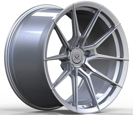 1-częściowe matowe srebrne 20-calowe felgi aluminiowe do kół samochodowych Porsche 911 kute środkowe półfabrykaty