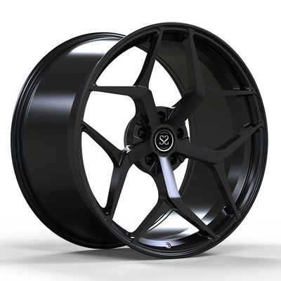 Niestandardowe 20-calowe rozłożone srebrne Audi S6 R8 1-częściowe kute felgi 5x112