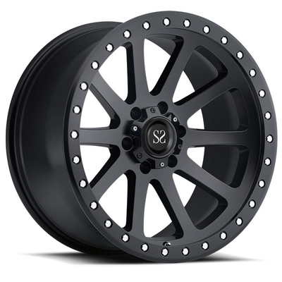Niestandardowe 20 22 24 cale Heavy Duty 6 X 139,7 5 X 150 5 X 127 Matt Black 4 X 4 Kute koła terenowe
