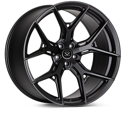 Cadillac GTS Custom 22 cale 1 PC kute felgi aluminiowe błyszczący czarny monoblok